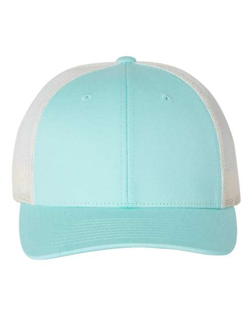Richardson Aruba Blue/ Birch / M/L Richardson 115 Low Pro Trucker Cap