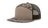 Richardson Bark Duck Camo/Brown Richardson 168P Printed 7 Panel Trucker Hat
