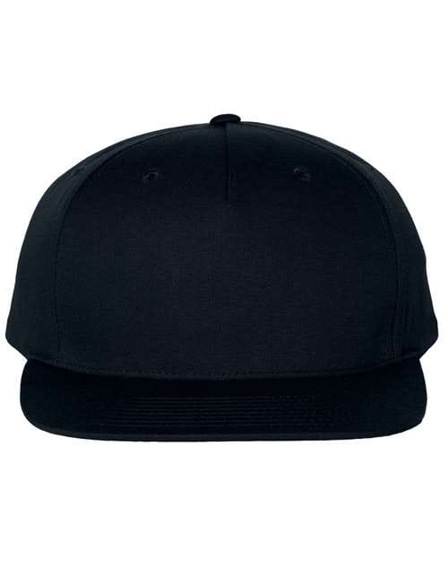 Richardson Black / Adjustable Richardson 255 Pinch Front Structured Snapback Trucker Cap