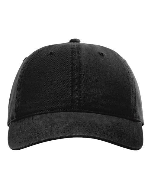 Richardson Black / Adjustable Richardson 326 Peach Twill Dad Hat