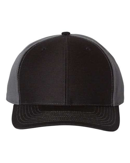 Richardson Black/ Charcoal / Adjustable Richardson 312Twill Back Trucker Cap