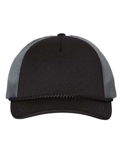 Richardson Black/ Charcoal/ Black / Adjustable Low-Pro Foamie Trucker Cap