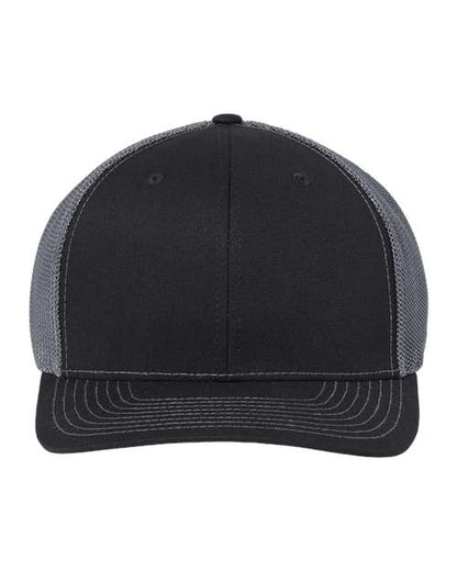 Richardson Black/ Graphite / Adjustable Richardson 112+ R-Flex Adjustable Trucker Cap
