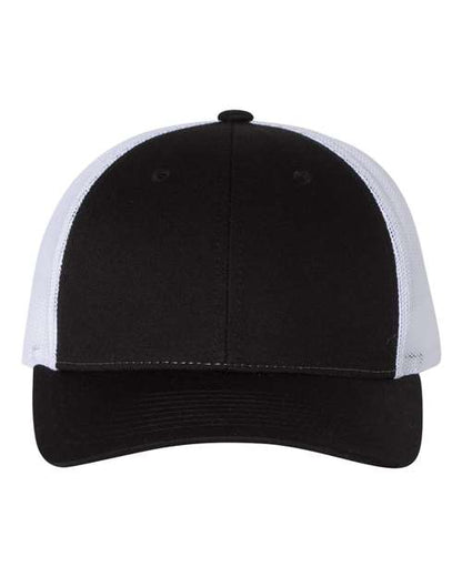Richardson Black/ White / M/L Richardson 115 Low Pro Trucker Cap