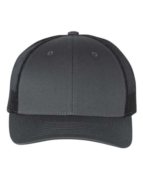 Richardson Charcoal/ Black / M/L Richardson 115 Low Pro Trucker Cap