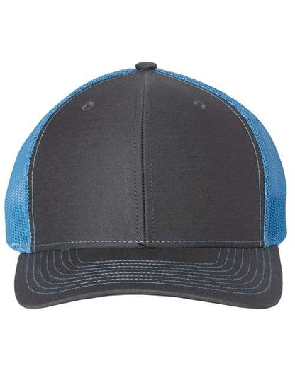 Richardson Charcoal/ Columbia Blue / OSFM Richardson 112 Snapback Trucker Cap