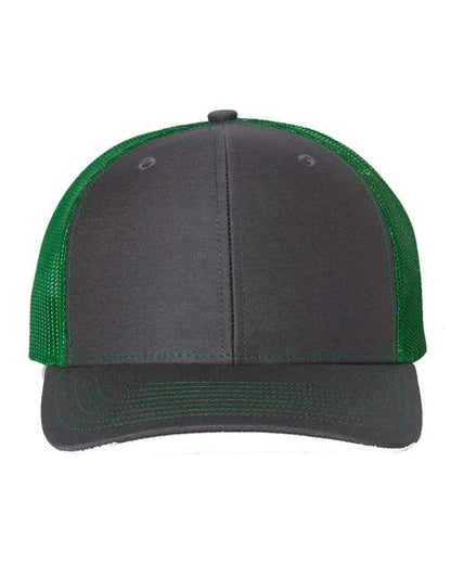 Richardson Charcoal/ Kelly / OSFM Richardson 112 Snapback Trucker Cap
