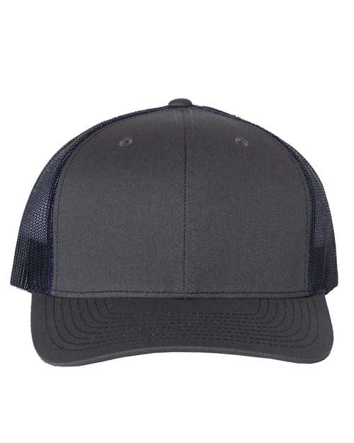 Richardson Charcoal/ Navy / OSFM Richardson 112 Snapback Trucker Cap