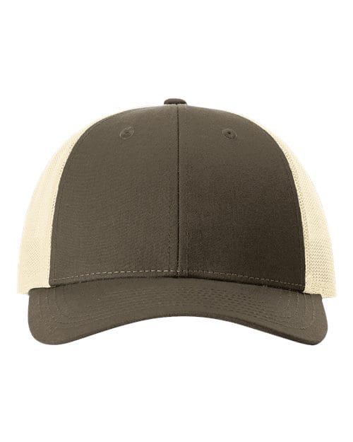 Richardson Chocolate Chip/ Birch / M/L Richardson 115 Low Pro Trucker Cap
