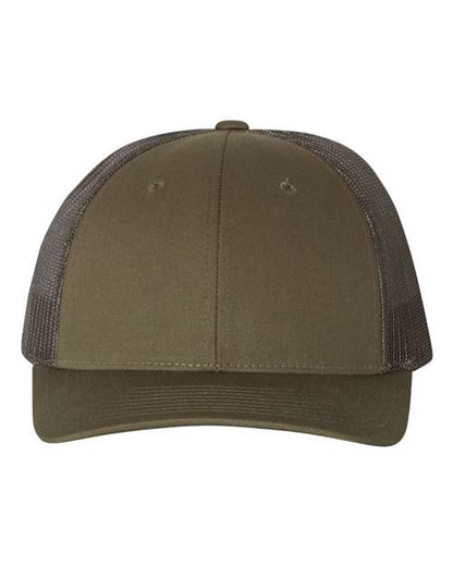 Richardson Chocolate Chip/ Grey Brown / M/L Richardson 115 Low Pro Trucker Cap