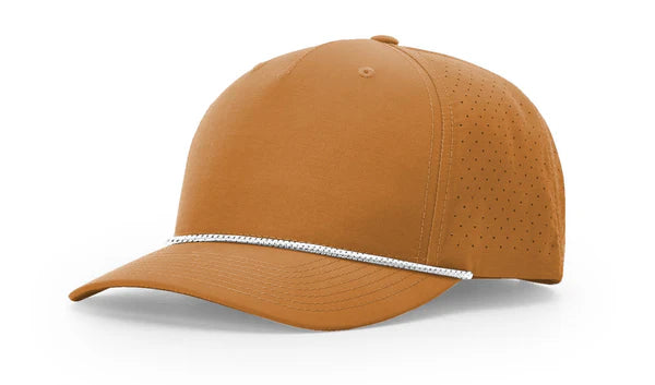 Richardson Clay/White-Black Richardson 355 Laser Perf Performance Rope Cap