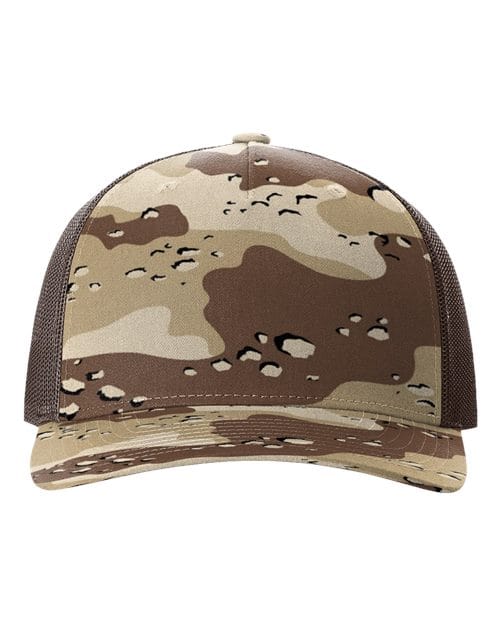 Richardson Desert Camo/ Brown / Adjustable Richardson 112PFP Five-Panel Printed Trucker Cap