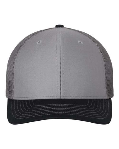 Richardson Grey/ Charcoal/ Navy / OSFM Richardson 112 Snapback Trucker Cap