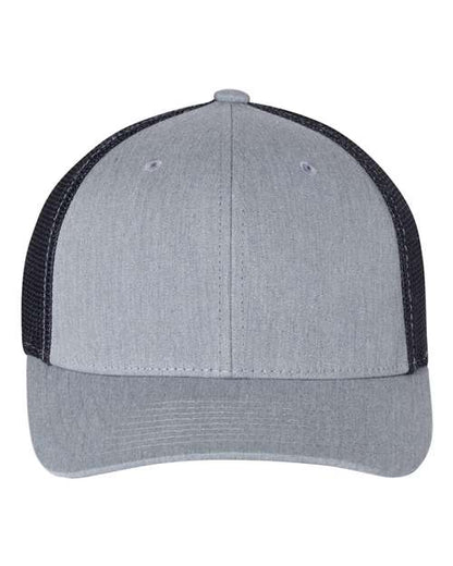 Richardson Heather Grey/ Navy / S/M Richardson 110 R-Flex Trucker Cap