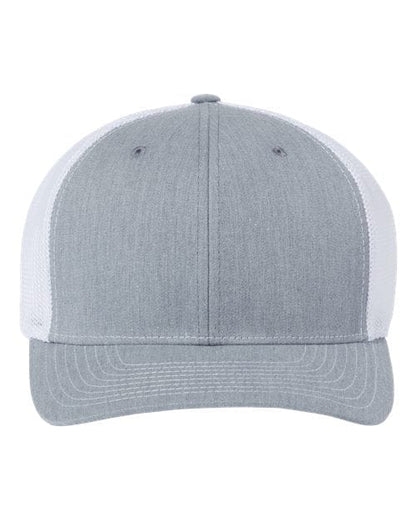 Richardson Heather Grey/ White / Adjustable Richardson 112+ R-Flex Adjustable Trucker Cap