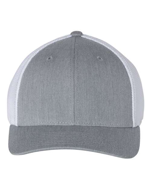 Richardson Heather Grey/ White / S/M Richardson 110 R-Flex Trucker Cap