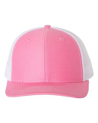 Richardson Hot Pink/ White / OSFM Richardson 112 Snapback Trucker Cap