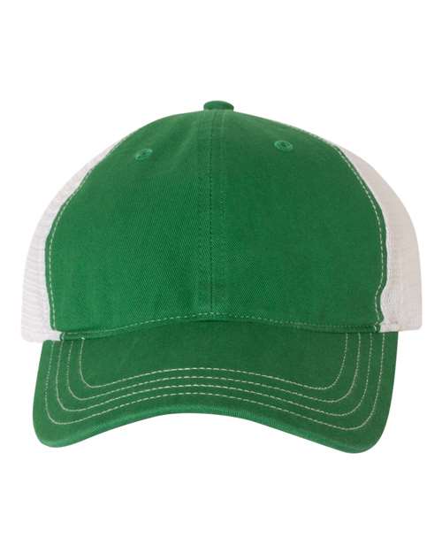 Richardson Kelly/ White / Adjustable Richardson 111 Garment-Washed Trucker Cap