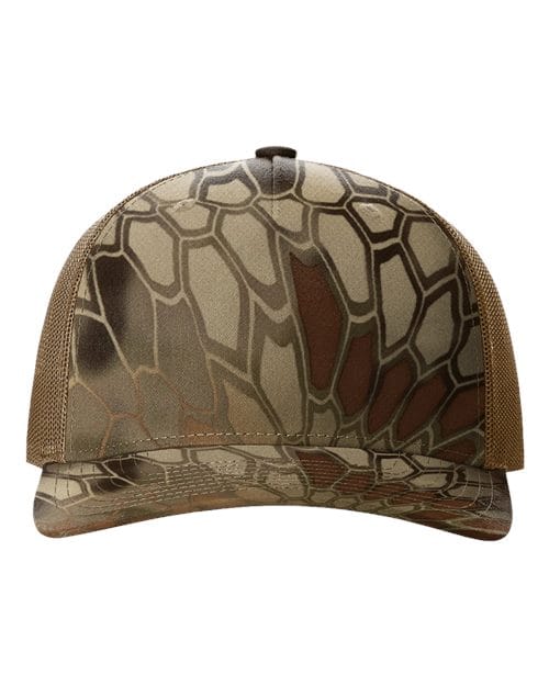 Richardson Kryptek Highlander/ Buck / Adjustable Richardson 112PFP Five-Panel Printed Trucker Cap
