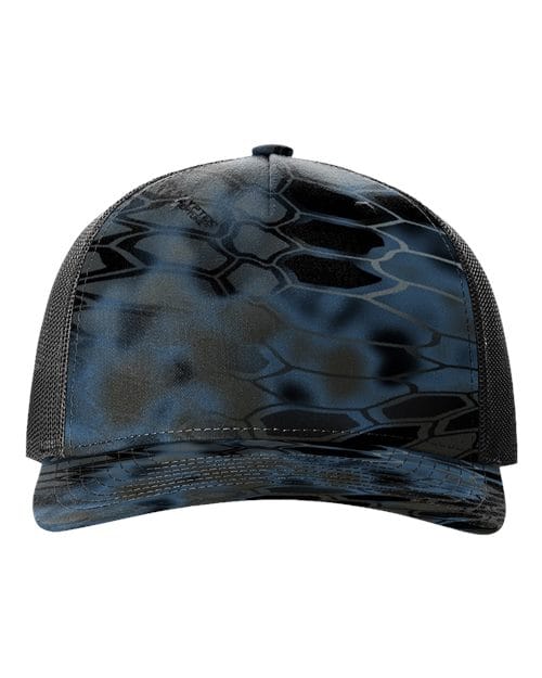 Richardson Kryptek Neptune/ Black / Adjustable Richardson 112PFP Five-Panel Printed Trucker Cap