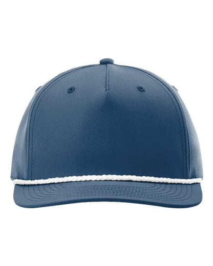 Richardson Light Blue/ White / Adjustable Richardson 258 Five-Panel Classic Rope Cap