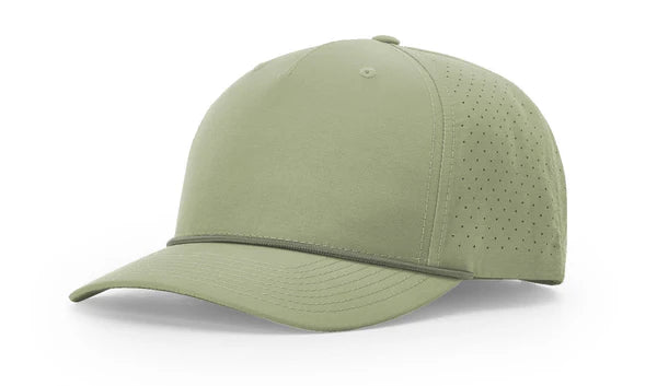 Richardson Light Olive/Olive Richardson 355 Laser Perf Performance Rope Cap