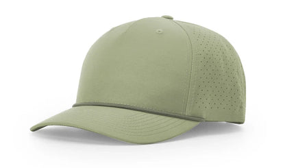 Richardson Light Olive/Olive Richardson 355 Laser Perf Performance Rope Cap