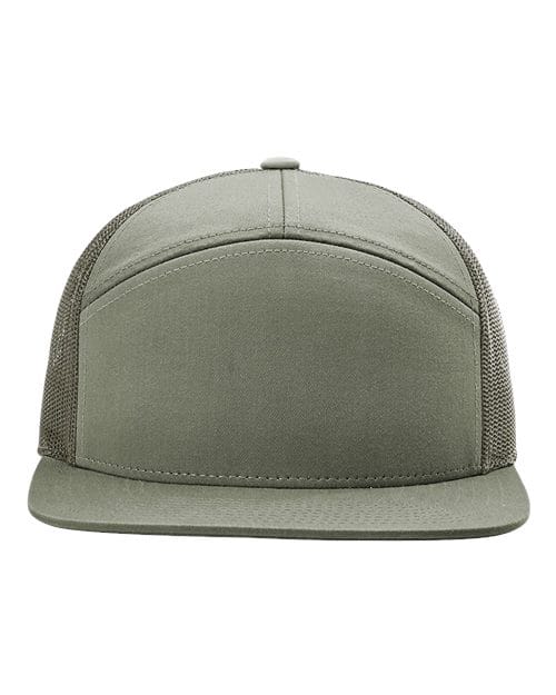 Richardson Loden Green / Adjustable Richardson 168 Seven-Panel Trucker Cap