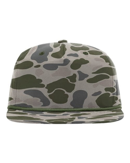 Richardson Marsh Duck Camo/ Olive Green / Adjustable Richardson 256P Printed Umpqua Cap
