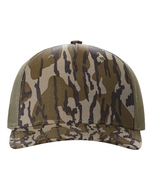 Richardson Mossy Oak Bottomland/ Loden / Adjustable Richardson 112PFP Five-Panel Printed Trucker Cap
