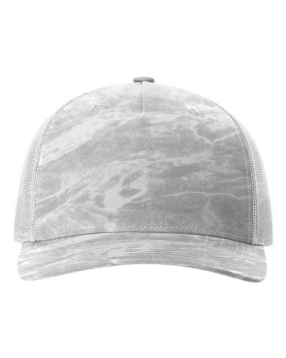 Richardson Mossy Oak Elements Bonefish/ Light Grey / Adjustable Richardson 112PFP Five-Panel Printed Trucker Cap