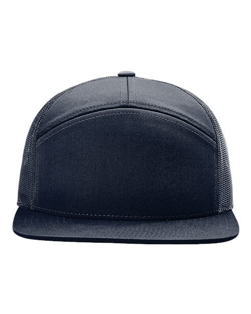 Richardson Navy / Adjustable Richardson 168 Seven-Panel Trucker Cap