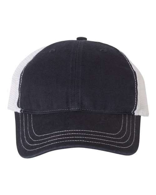 Richardson Navy/ White / Adjustable Richardson 111 Garment-Washed Trucker Cap