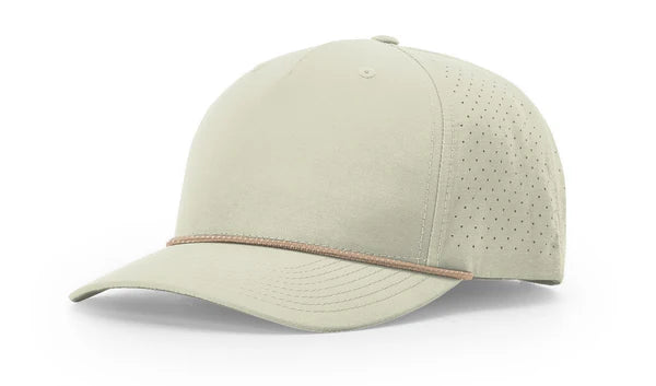 Richardson Oat Milk/Elmwood-White Richardson 355 Laser Perf Performance Rope Cap
