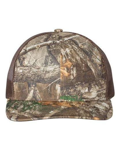 Richardson Realtree Edge/ Brown / Adjustable Printed Trucker Cap