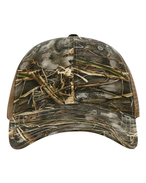 Richardson Realtree Max 7/ Buck / Adjustable Richardson 111P Garment Washed Printed Trucker Cap