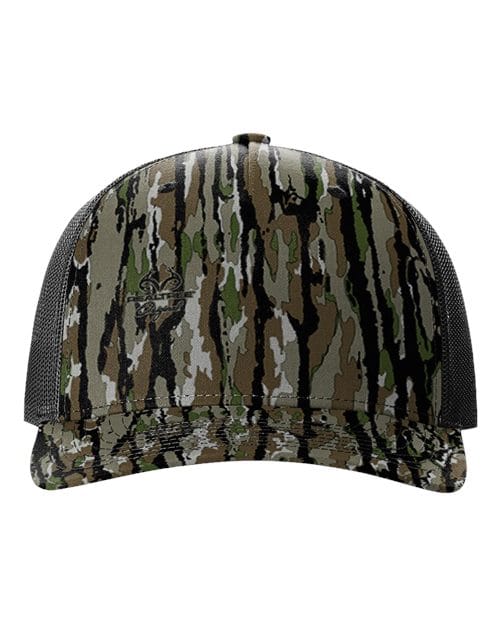 Richardson Realtree Original/ Black / Adjustable Richardson 112PFP Five-Panel Printed Trucker Cap