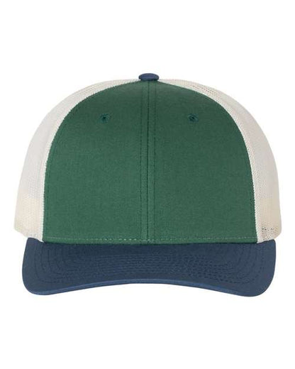 Richardson Spruce/ Birch/ Light Navy / M/L Richardson 115 Low Pro Trucker Cap