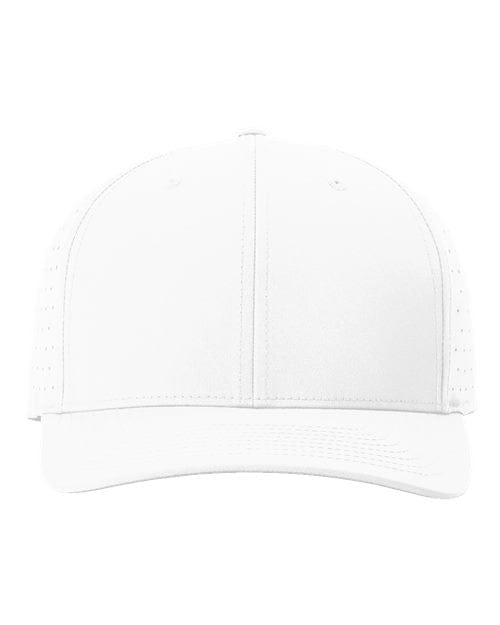 Richardson White / Adjustable Richardson 632 Laser Perf R-Flex Cap