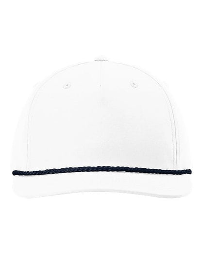 Richardson White/ Navy / Adjustable Richardson 258 Five-Panel Classic Rope Cap