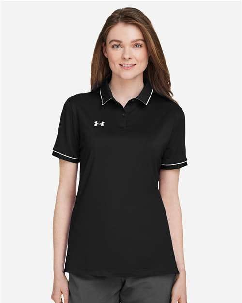 Under Armour Black/ White / XS Under Amour Women's Tipped Teams Performance Polo