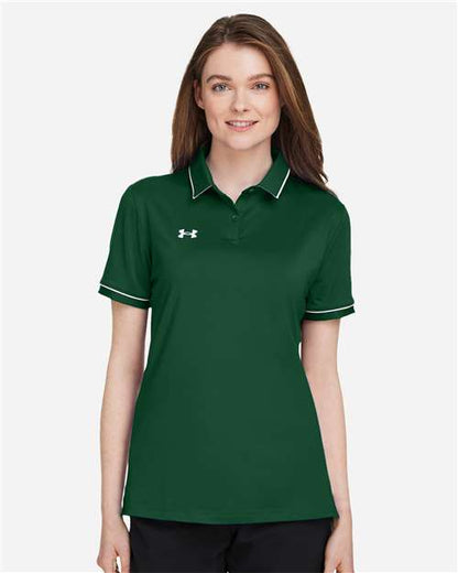 Under Armour Forest Green/ White / XS Under Amour Women's Tipped Teams Performance Polo