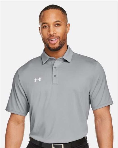 Under Armour Mod Grey/ White / S Under Armour Men's Destin Drive Striped Performance Polo