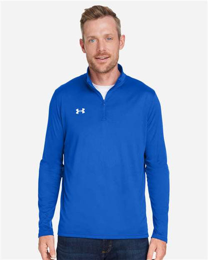 Under Armour Royal/ White / S Men's Team Tech™ Quarter-Zip Pullover
