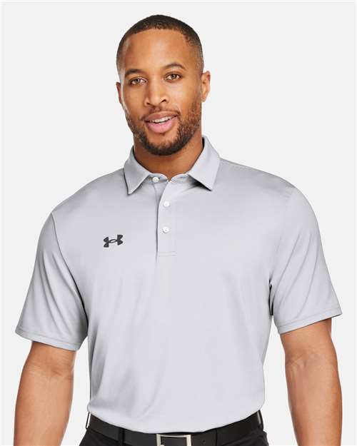 Under Armour White/ Black / S Under Armour Men's Destin Drive Striped Performance Polo