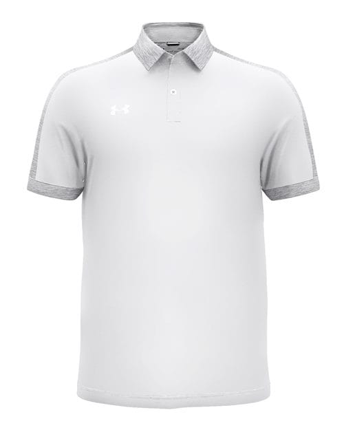 Under Armour White/ Mod Grey / S Under Amrour Men's Trophy Level Polo