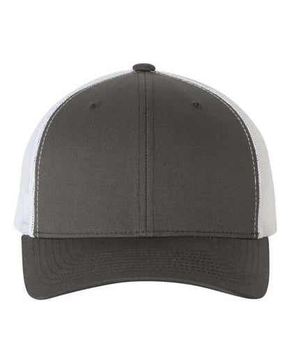 YP Classics Charcoal/ White / Adjustable Retro Trucker Cap