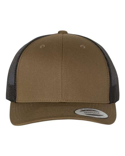 YP Classics Coyote Brown/ Black / Adjustable Retro Trucker Cap