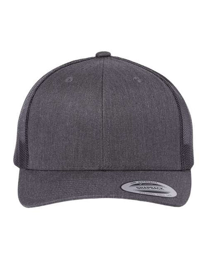YP Classics Dark Heather Grey / Adjustable Retro Trucker Cap