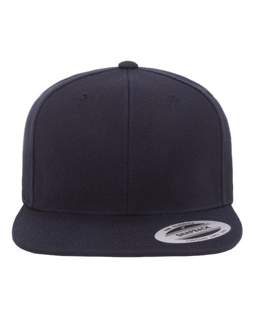 YP Classics Dark Navy / Adjustable Premium Flat Bill Snapback Cap